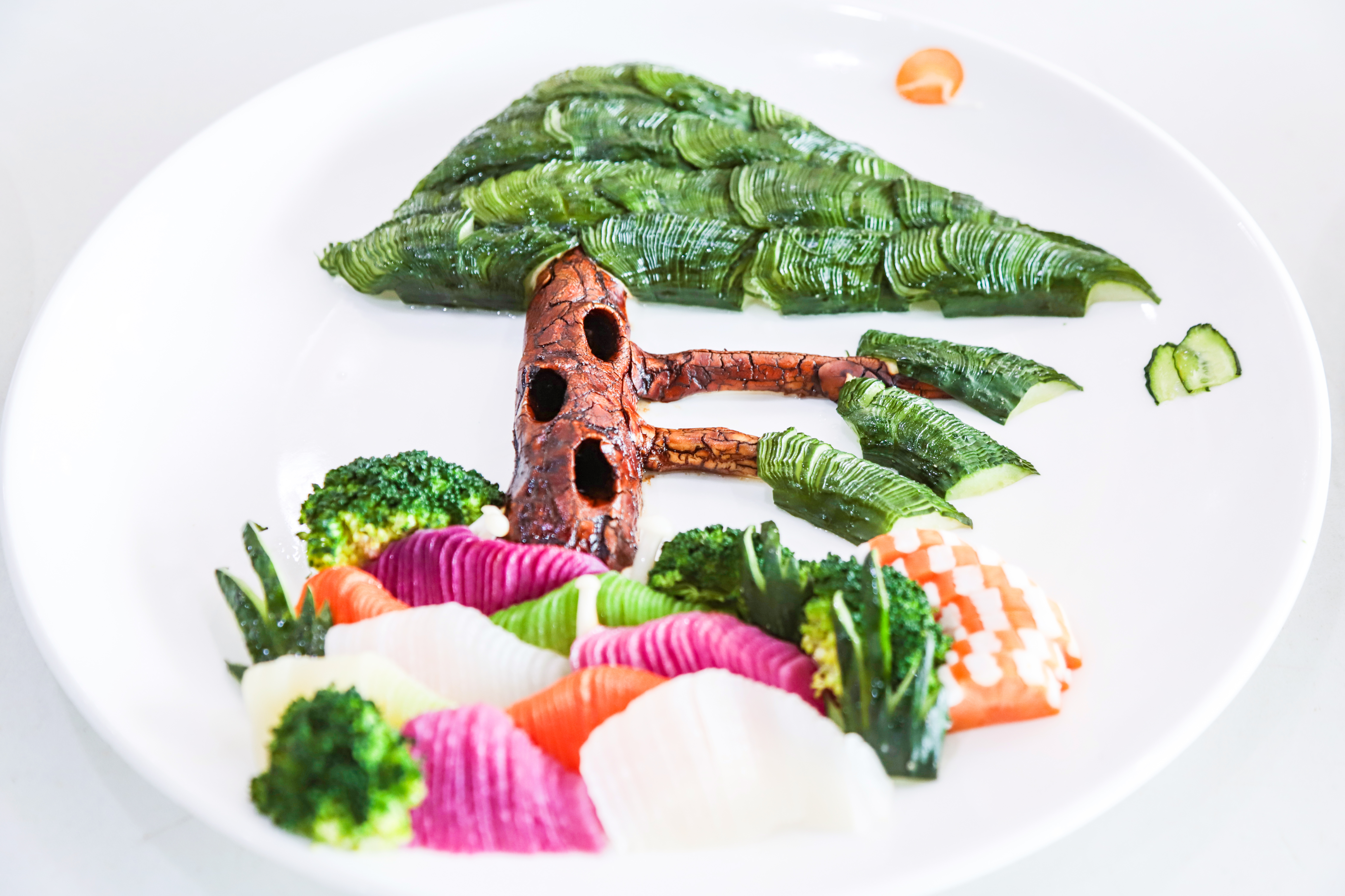 拼盘考核：食物作画，锦上添花。大厨精英同学带来的视觉盛宴~